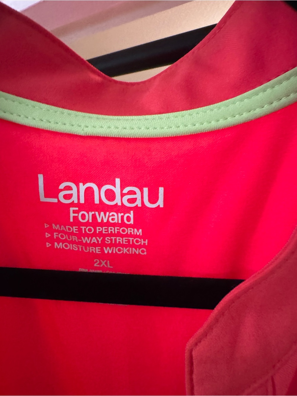 Landau Forward Women's Performance jumpsuit scrubs coral color